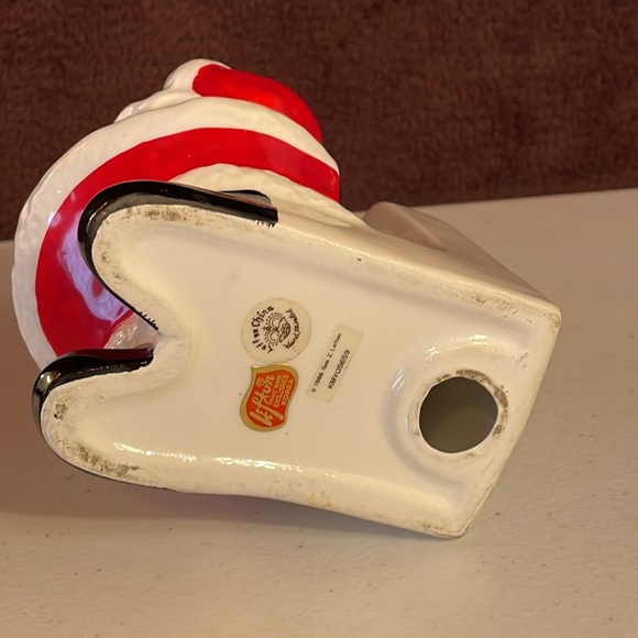 Lefton vintage China 1986 Hand-painted Santa napkin holder - Picture 6 of 12